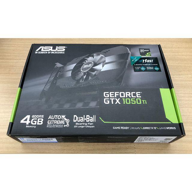 ASUS(エイスース)のASUS GeForce GTX 1050 Ti スマホ/家電/カメラのPC/タブレット(PCパーツ)の商品写真