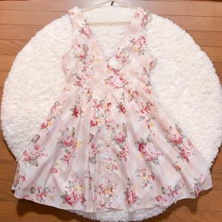 リズリサ(LIZ LISA)の◎最終値下◎新品【Lizmelo】リズリサ花柄ワンピースリズメロ(ミニワンピース)