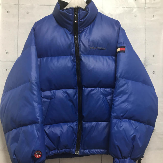 TOMMY HILFIGER(トミーヒルフィガー)の【TOMMY HILFIGER】激レア ダウンジャケット オーバーサイズ ブルー メンズのジャケット/アウター(ダウンジャケット)の商品写真