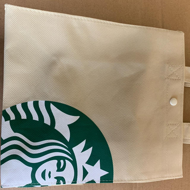 Starbucks Coffee(スターバックスコーヒー)のスターバックス　　エコバック　シワあり レディースのバッグ(エコバッグ)の商品写真