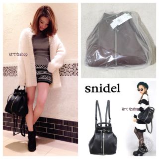 スナイデル(SNIDEL)の新品💕ファスナーバックパック(リュック/バックパック)