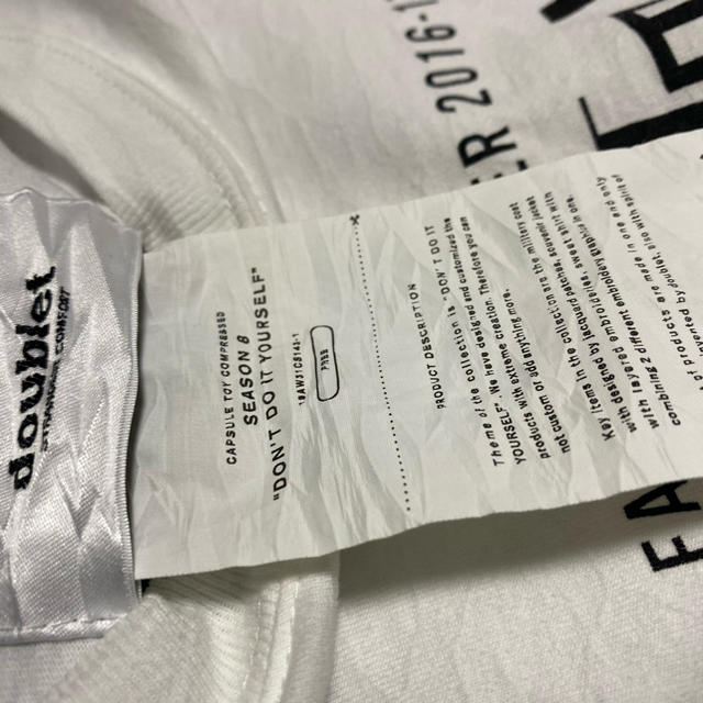 UNUSED(アンユーズド)のdoublet ダブレット　ガチャTシャツ メンズのトップス(Tシャツ/カットソー(半袖/袖なし))の商品写真