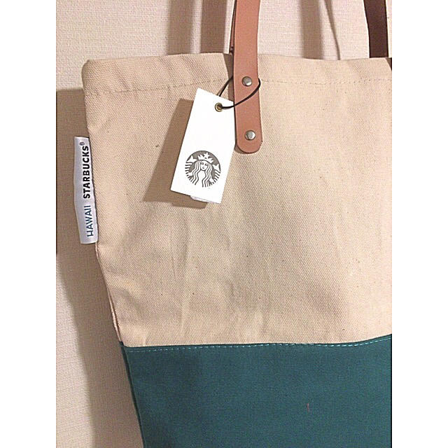 Starbucks Coffee(スターバックスコーヒー)の新品 STARBUCKS スターバックス ハワイ限定トートバッグ エコバッグ レディースのバッグ(エコバッグ)の商品写真