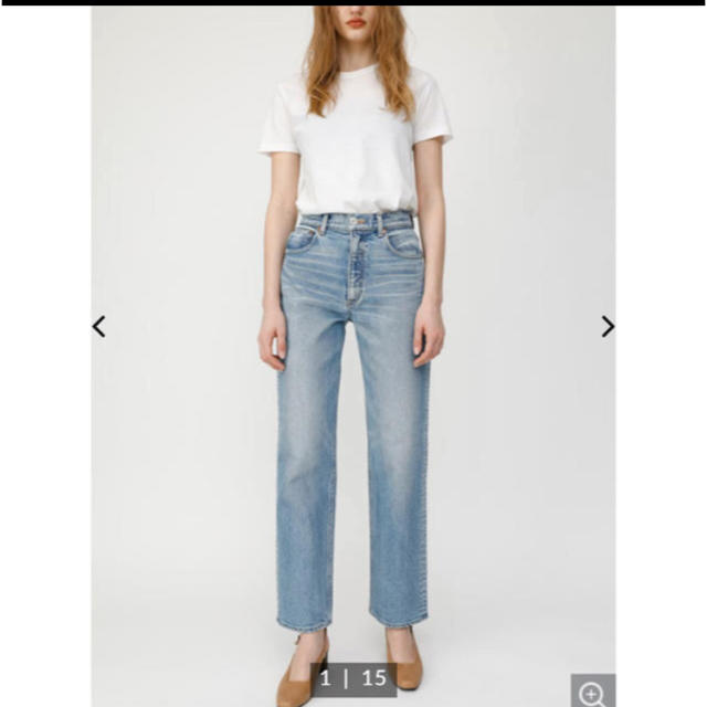 moussy(マウジー)のMOUSSY PLAIN JEANS STRAIGHT 26インチ レディースのパンツ(デニム/ジーンズ)の商品写真