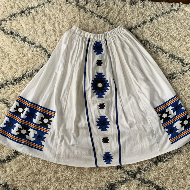 RODEO CROWNS(ロデオクラウンズ)のロデオクラウンズ メキシカン刺繍スカート レディースのスカート(ロングスカート)の商品写真