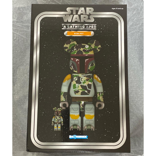 ABC CAMO BOBA FETT BE@RBRICK 100% & 400% 1