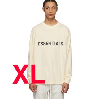 フィアオブゴッド(FEAR OF GOD)のfear of god  essentials  ロンT クリーム　XL(Tシャツ/カットソー(七分/長袖))