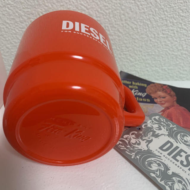 DIESEL(ディーゼル)の新品　ファイヤーキング  DIESELディーゼルマグカップ インテリア/住まい/日用品のキッチン/食器(グラス/カップ)の商品写真