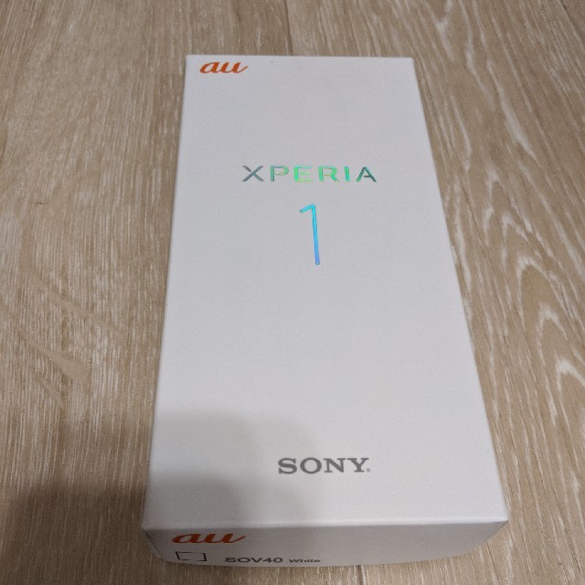 SONY Xperia1 sov40 新品未使用 SIMロック解除済 NW判定○ スマホ/家電/カメラのスマートフォン/携帯電話(スマートフォン本体)の商品写真