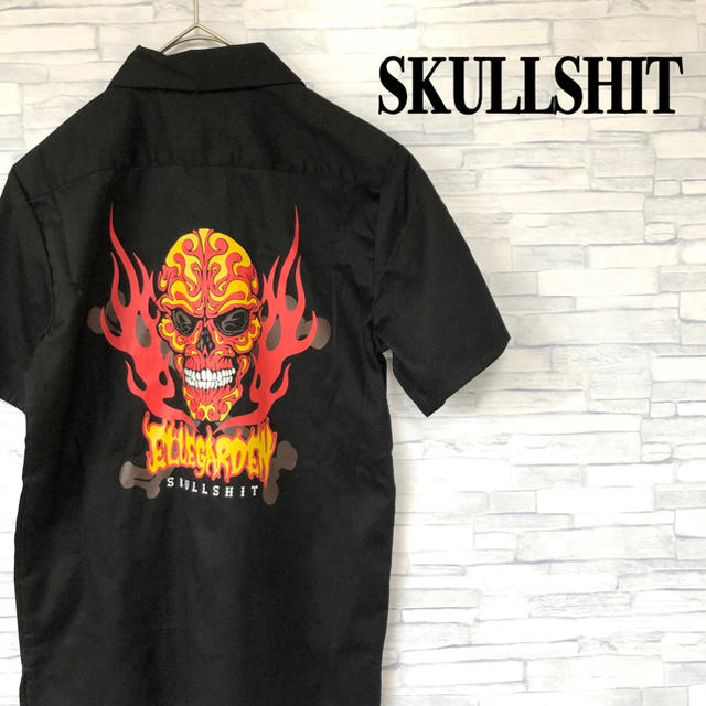 SKULL SHIT(スカルシット)のスカルシット　エルレガーデン　ワーク　SKULLSHIT　古着シャツ メンズのトップス(シャツ)の商品写真