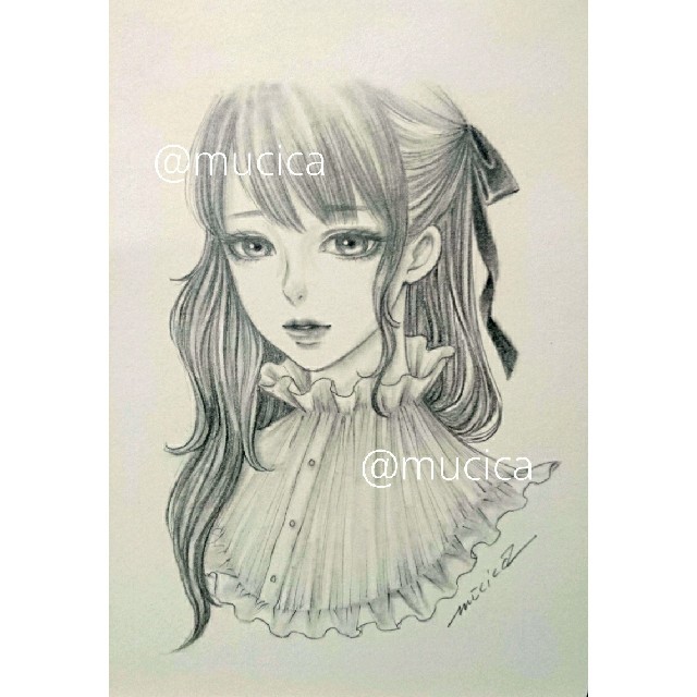 手描きイラスト 鉛筆画 オリジナル の通販 by むぅしかの 手描きイラスト 鉛筆画 オリジナル の通販 by むぅしかの