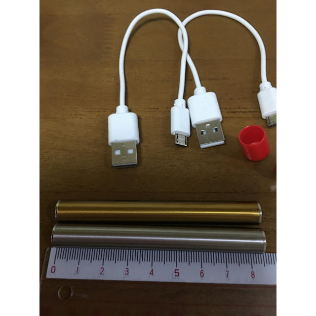 USB 充電 ライター　金色or銀色 メンズのファッション小物(タバコグッズ)の商品写真