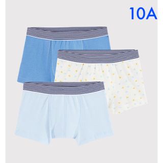 プチバトー(PETIT BATEAU)の新品未使用  プチバトー  トランクス  3枚組  10ans(下着)