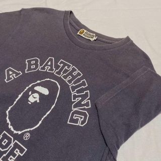 A BATHING APE カレッジロゴTシャツ 白 スペースカモ