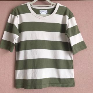 アニエスベー(agnes b.)のTシャツ agnes b.  アニエスベー ボーダー カットソー(Tシャツ(半袖/袖なし))