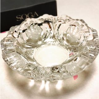 ☆新品未使用☆SOGA JAPAN クリスタル　灰皿(灰皿)