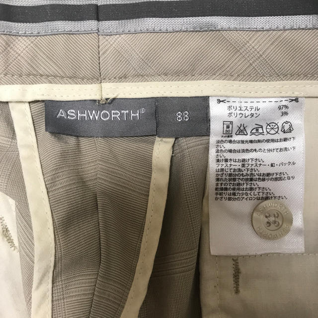 Ashworth(アシュワース)のASHWORTH ハーフパンツ メンズ メンズのパンツ(ショートパンツ)の商品写真