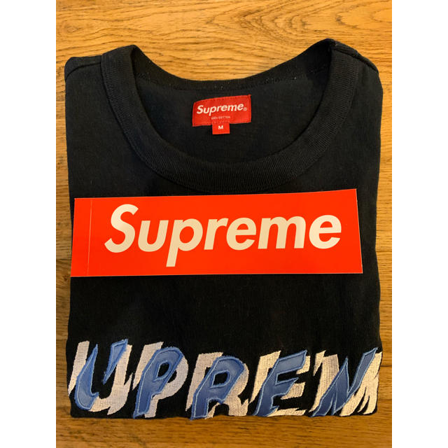 Supreme(シュプリーム)のsupreme SUPREME Tee Mサイズ　ネイビー メンズのトップス(Tシャツ/カットソー(半袖/袖なし))の商品写真