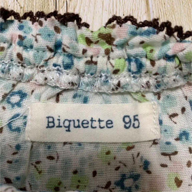 Biquette(ビケット)の【Biquette】花柄 チュニック トップス 95cm 女の子 キッズ/ベビー/マタニティのキッズ服女の子用(90cm~)(ワンピース)の商品写真