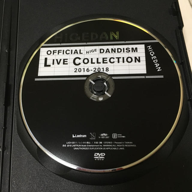 Official髭男dismLIVECOLLECTION DVD 3