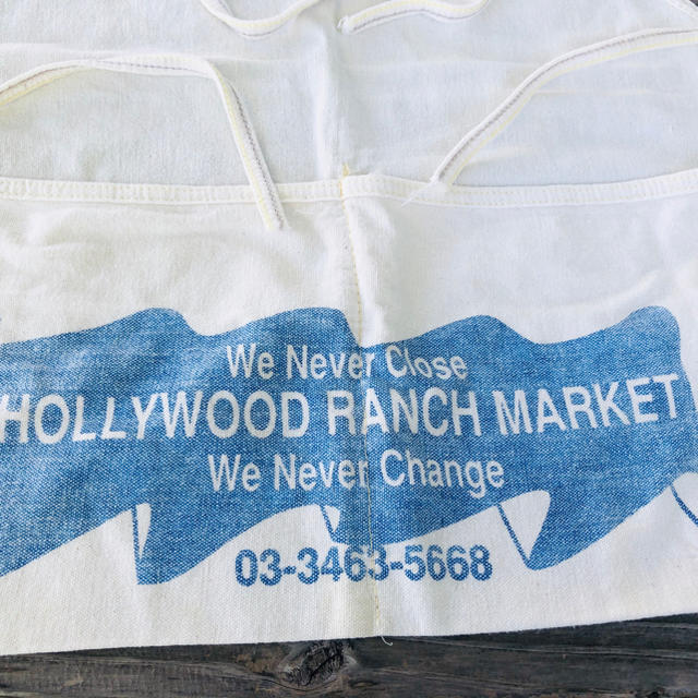 HOLLYWOOD RANCH MARKET(ハリウッドランチマーケット)の☆ハリウッドランチマーケットエプロン インテリア/住まい/日用品のキッチン/食器(収納/キッチン雑貨)の商品写真