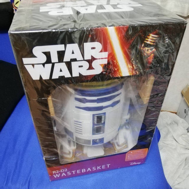 【廃盤未使用品】STARWARS R2ｰD2 WASTE BASKET ゴミ箱