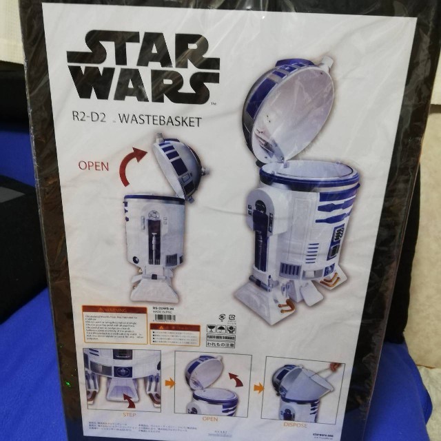 【廃盤未使用品】STARWARS R2ｰD2 WASTE BASKET ゴミ箱