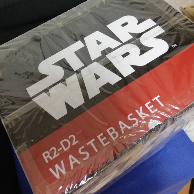 【廃盤未使用品】STARWARS R2ｰD2 WASTE BASKET ゴミ箱