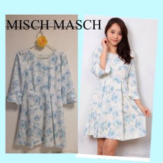 ミッシュマッシュ(MISCH MASCH)の新品同様♡花柄ワンピ(ひざ丈ワンピース)