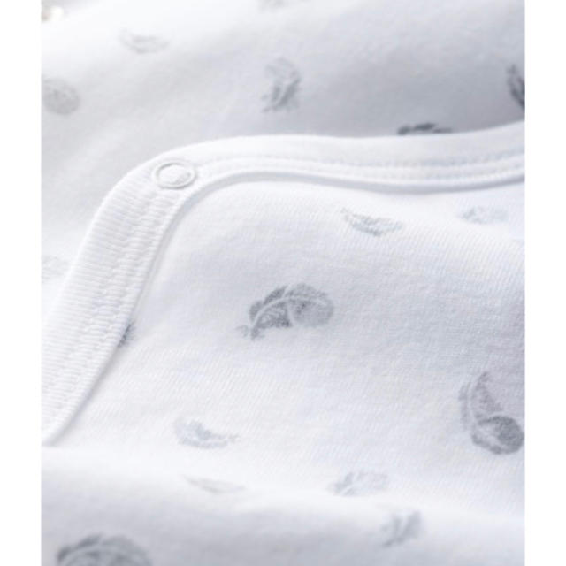 PETIT BATEAU(プチバトー)のプチバトー　半袖あわせボディ　新生児　肌着　ロンパース キッズ/ベビー/マタニティのベビー服(~85cm)(ロンパース)の商品写真