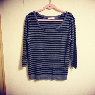 プロポーションボディドレッシング(PROPORTION BODY DRESSING)のボーダーニット(ニット/セーター)