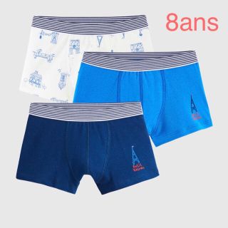 プチバトー(PETIT BATEAU)のプチバトー　新品トランクス3枚組　8ans/128cm(下着)