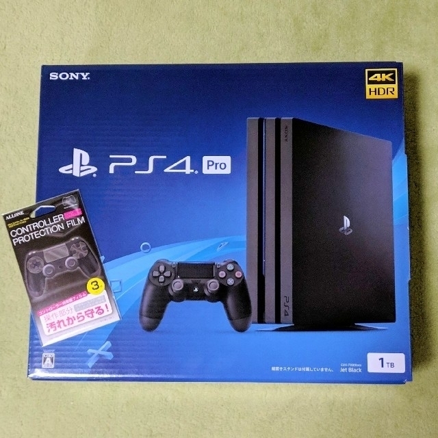 PlayStation4 - 新品 PS4 PRO 本体 1TB ジェット ブラック おまけ付き