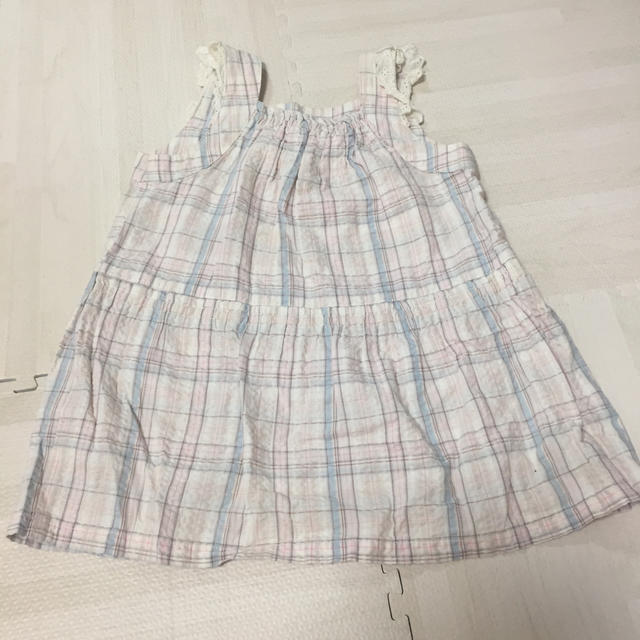 coeur a coeur(クーラクール)のクーラクール チェックワンピ 90サイズ  まとめ割 キッズ/ベビー/マタニティのキッズ服女の子用(90cm~)(ワンピース)の商品写真