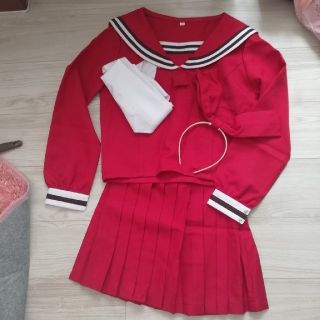 きぐるみ防衛隊 笹倉はっかほぼフルセット 中学生制服(衣装一式)