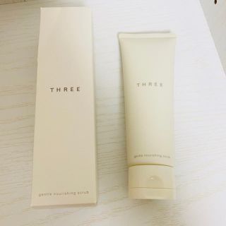 スリー(THREE)の【値下げ】THRRE ジェントル ナリッシング スクラブ 【新品未使用】(洗顔料)