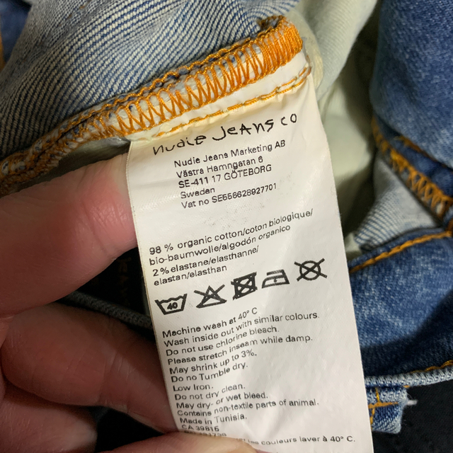 Nudie Jeans(ヌーディジーンズ)のnudie jeans ヌーディージーンズ　スリム　27 メンズのパンツ(デニム/ジーンズ)の商品写真