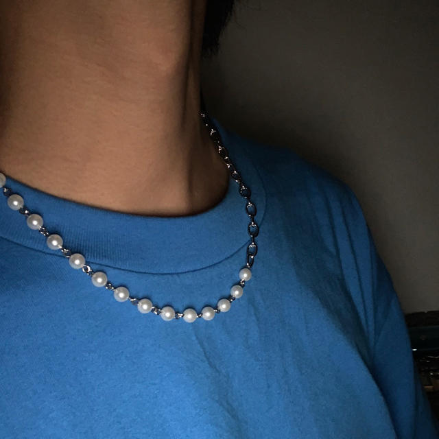KAPITAL(キャピタル)のパールネックレス　pearl   necklace メンズのアクセサリー(ネックレス)の商品写真