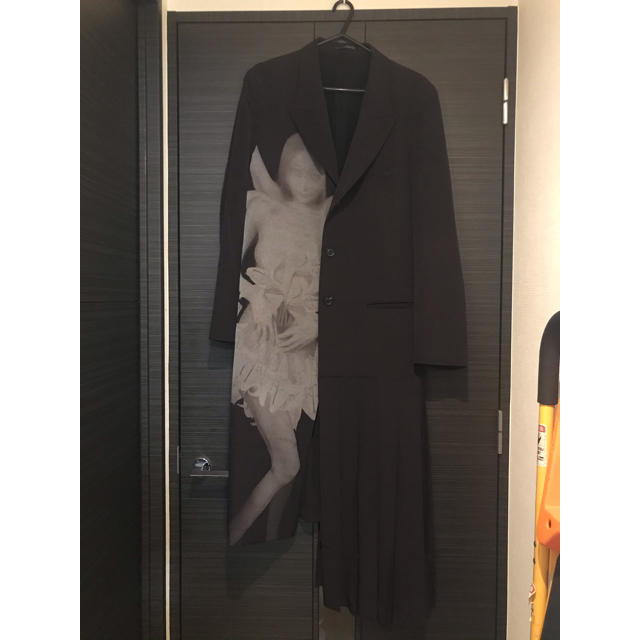 Yohji Yamamoto(ヨウジヤマモト)のヨウジヤマモト2020ss内田すずめコラボ  ロングジャケット メンズのジャケット/アウター(テーラードジャケット)の商品写真