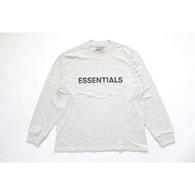 Ｓ)FOG Fear Of God Essentials前ロゴT-Shirt長袖 日本初の www.gold