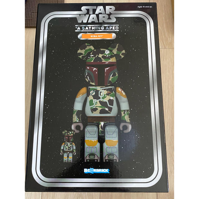 【クです】 A BATHING APE - BE@RBRICK BAPE(R) BOBA FETT 1000％ ベアブリックの通販 by