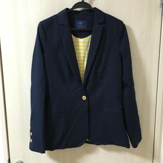 ザラ(ZARA)のZARA 春物 ネイビージャケット(テーラードジャケット)