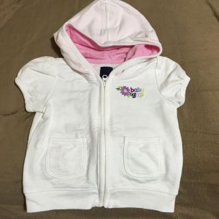 ベビーギャップ(babyGAP)のBabyGAP半袖パーカー80㎝(カーディガン/ボレロ)