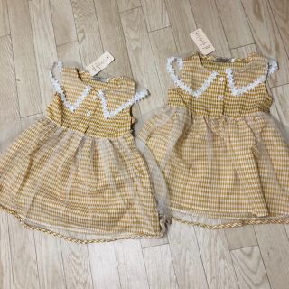 専用★新品タグ付き　ギンガムチェックワンピース　(ワンピース)