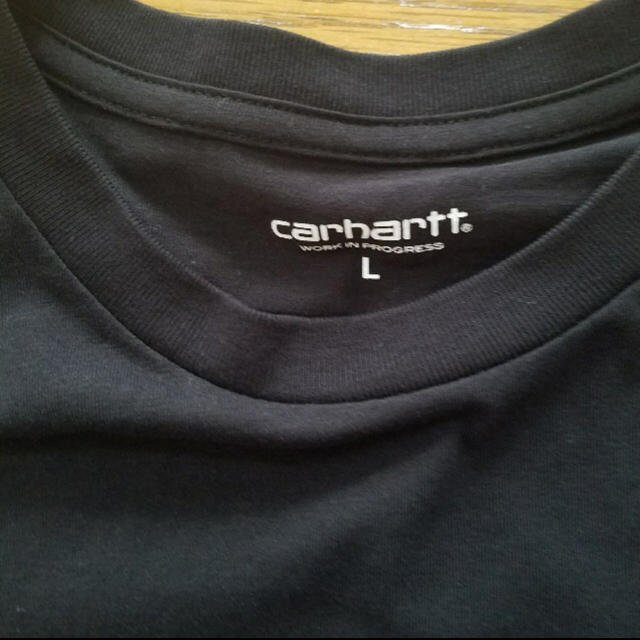 carhartt(カーハート)のカーハート　Tシャツ　BLACK  L サイズ メンズのトップス(Tシャツ/カットソー(半袖/袖なし))の商品写真