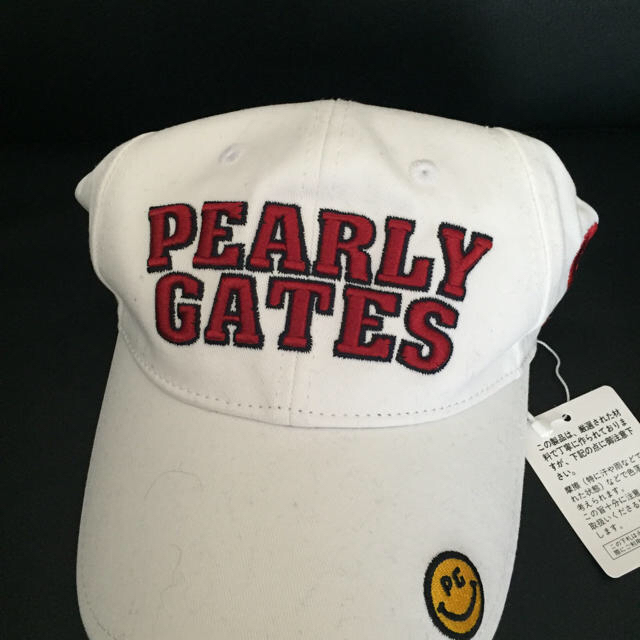 PEARLY GATES(パーリーゲイツ)のパーリーゲイツ帽子未使用 スポーツ/アウトドアのゴルフ(その他)の商品写真