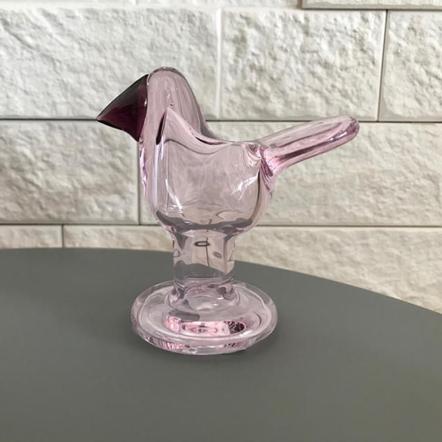 海外限定 イッタラ 脚付きミニシエッポ ピンク✕ダークライラック