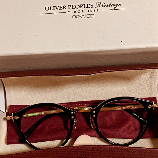 oliver peoples 505 limited edition 雅 春早割 www.gold-and-wood.com