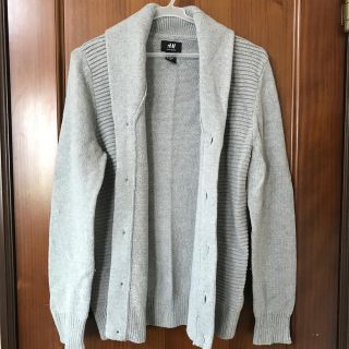 エイチアンドエム(H&M)のH&M カーディガン グレー(カーディガン)