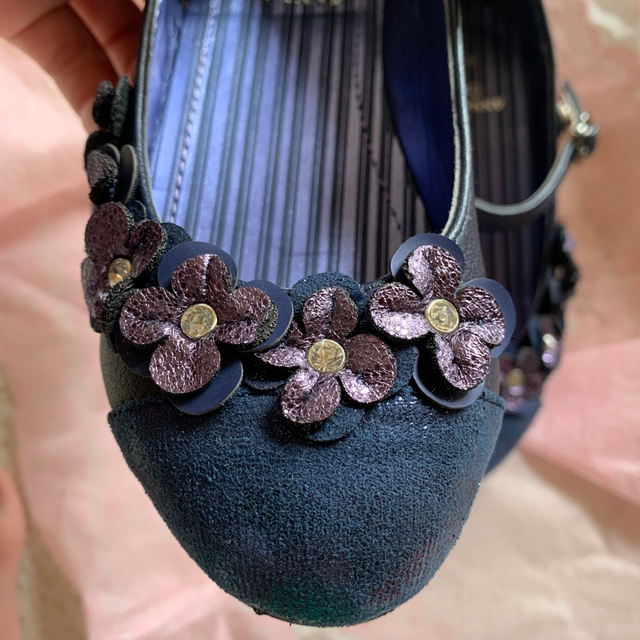 ANNA SUI mini(アナスイミニ)のANNA SUI フォーマル靴18㎝ キッズ/ベビー/マタニティのキッズ靴/シューズ(15cm~)(フォーマルシューズ)の商品写真